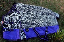 80" 1000D Turnout Horse Heavy Winter Waterproof BLANKET Purple 6134G