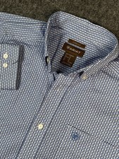 Ariat Performance Button Shirt Fits Large Outdoors Workwear Geo Cotton New