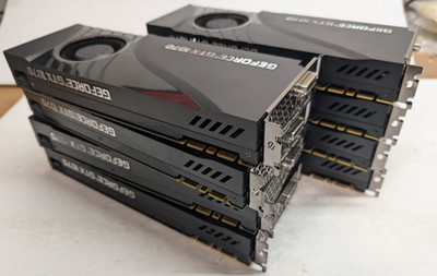 Lot of 8 PNY Nvidia GeForce GTX 1070 8GB GDDR5 PCIE3.0 GPU Video Card