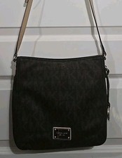 Michael Kors Jet Set Travel Large Messenger Crossbody Brown; Excellent