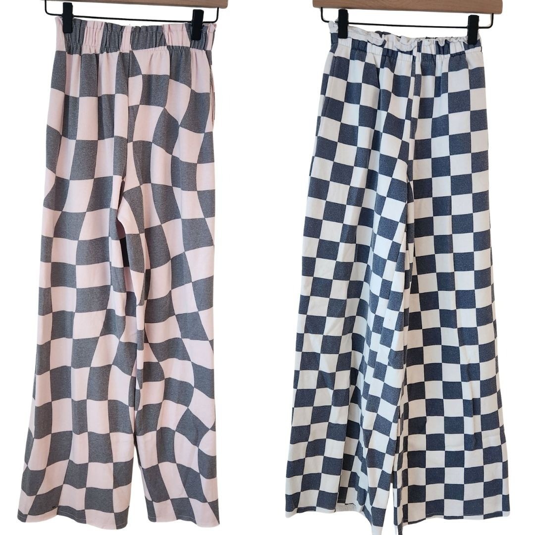 BUNDLE (2) Grayson Threads Checkered Sweatpants P… - image 1