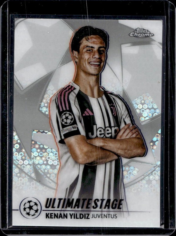 2025-26 Topps UEFA Kenan Yildiz Ultimate Stage Chrome #US-41 Juventus