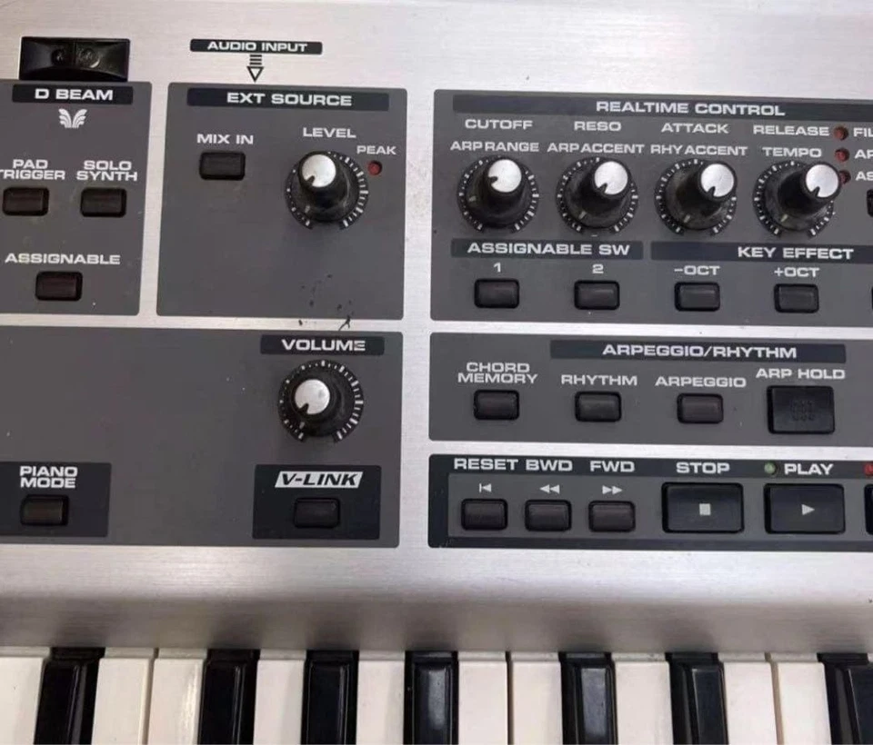 Roland FANTOM-X6 61-Key Workstation Synthesizer Used Tested Working Japan - Image 3 of 4