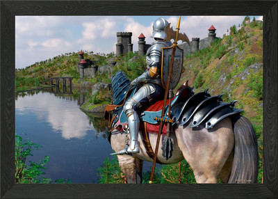 Finally at home Framed Wall Art Poster Canvas Print Picture