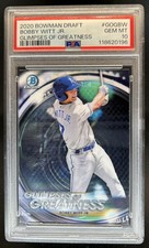2020 Bowman Draft Bobby Witt Jr. Glimpses of Greatness #GOG-BW Royals PSA 10