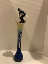 Bud Light RARE Figural SNOWBOARDER Vintage Snow Ski Draft Tap Handle