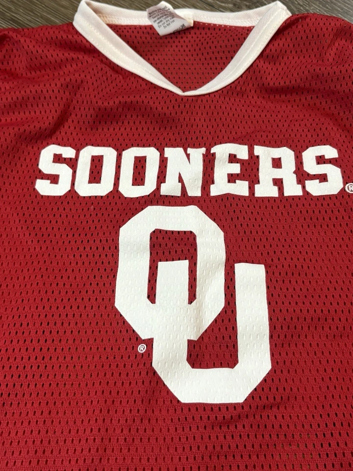 Camiseta Franklin Vintage Fútbol Colegio NCAA Oklahoma Sooners Juvenil Niño Pequeña Foto 2 de 4