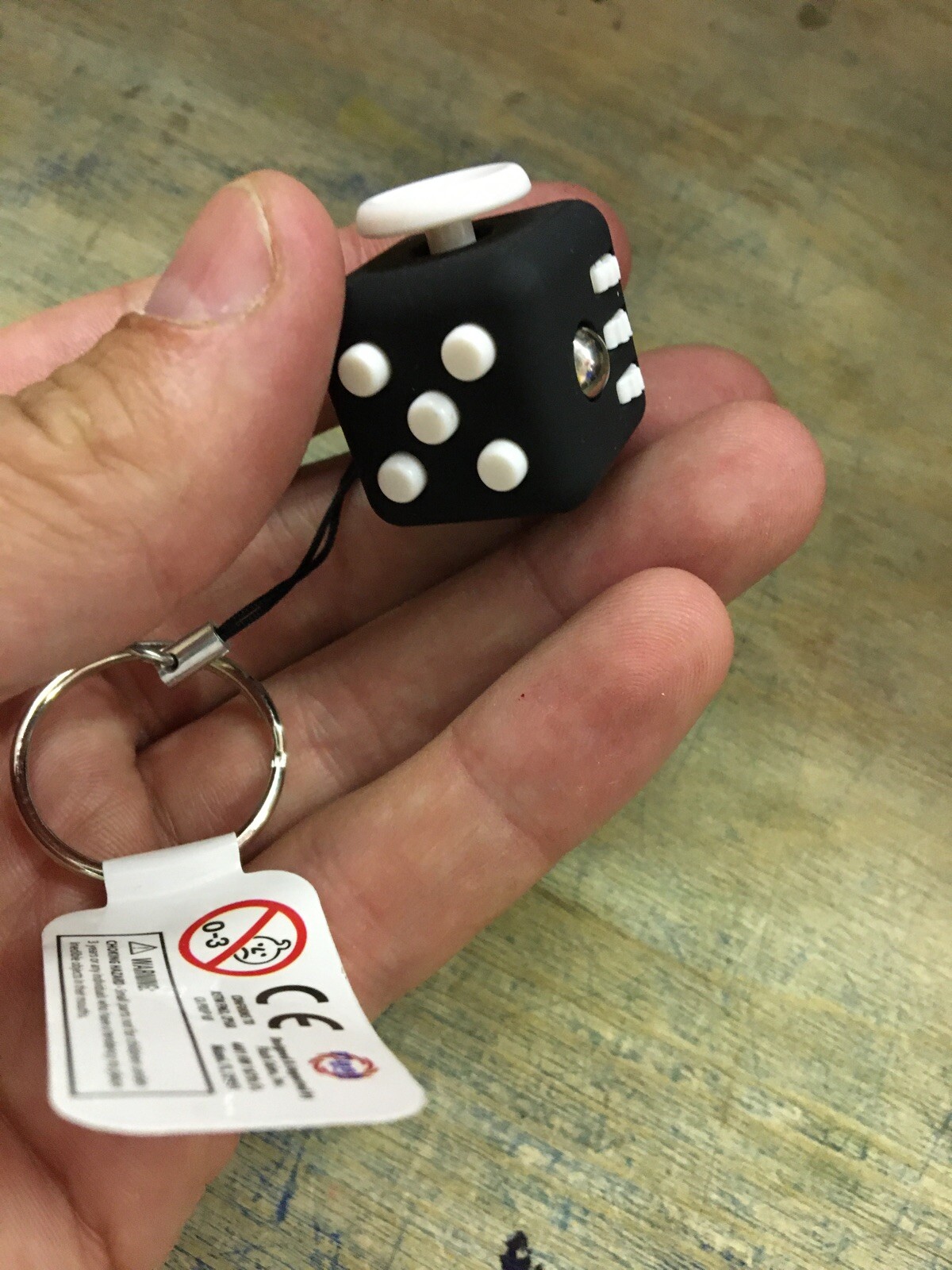 Lot Of 4 Mini Fidget EDC Cube Stress Anxiety Relief Desk Toys - See Desc.