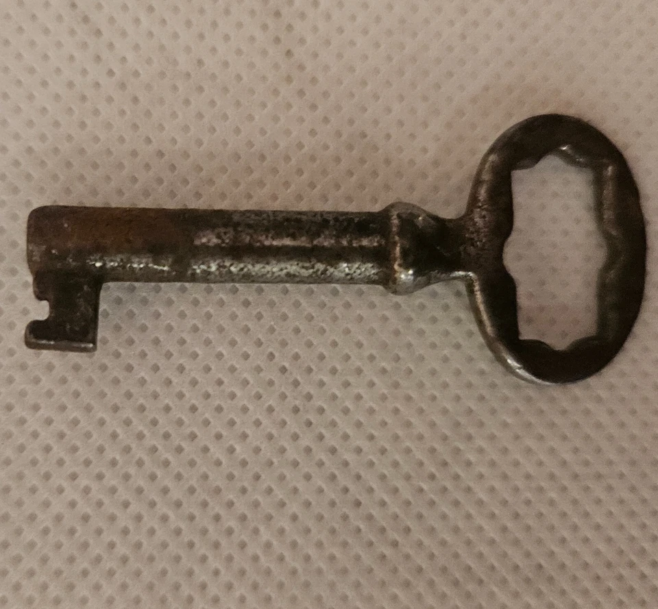 Antigua llave esqueleto arco ornamentado Steampunk vintage coleccionable rústico Foto 4 de 4