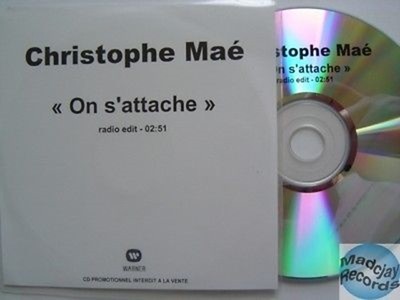 CHRISTOPHE MAE ON S'ATTACHE CD PROMO