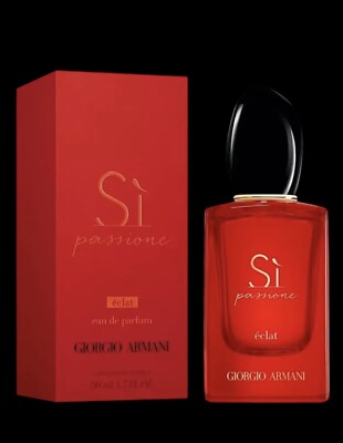 NEW! Giorgio Armani SI Passione Eclat Eau De Parfum Spray 1.7oz /50ml SEALED BOX