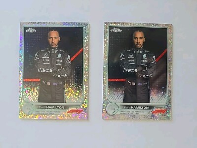 2022 Topps Chrome F1 Lewis Hamilton #5 Mini Diamond Parallel #/299