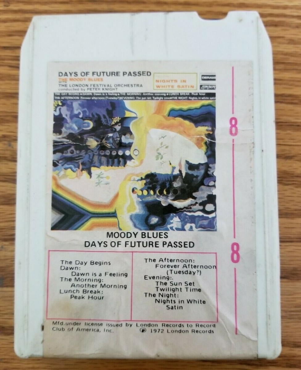 【R&B】Emerge Days of futures past Vintage 8 Track The Moody Blues Days of Future Passed Deram