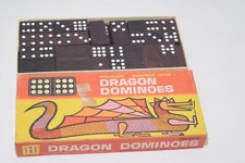 Vintage Box Halsam Dragon Dominoes No. 920 Double Nine - 55 Pcs.