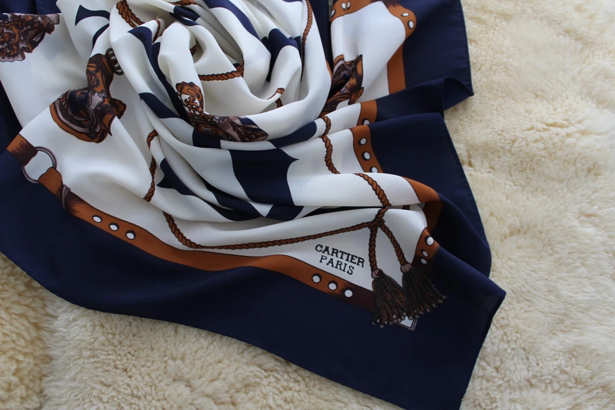Cartier with Vintage Scarves & Wraps for Women for sale | eBay