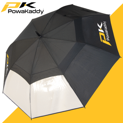 Ombrello Da Golf PowaKaddy Clearview Doppio Baldacchino Grande 64'' Modello 2025