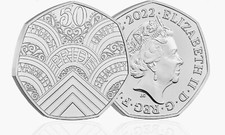 NEW! 2022 50p COIN 50 YEARS of PRIDE LGBTQ+ UNCIRCULATED from SEALED BAG -  RARE