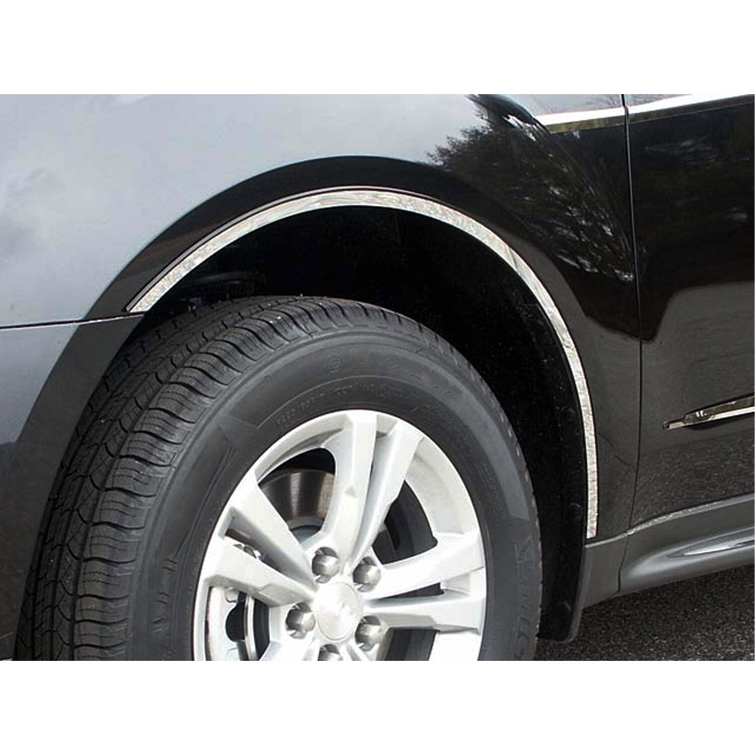 Stainless Steel Wheel Well Trim 6 Pcs For 2010-2017 Chevy Equinox