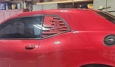 Compatible With Dodge Challenger Distressed American Gadsden Window Decals Set Compatible With Dodge Challenger Distressed American Gadsden Window Decals Set