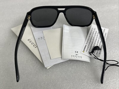 Genuine Gucci Sunglasses Gg0925s 005 Black Smoke Man for  display picture 2