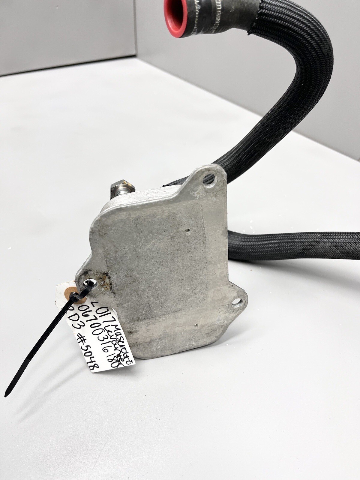 ⭐️2017-2020 MASERATI LEVANTE POWER STEERING OIL COOLER & BRACKET W/ HOSES OEM