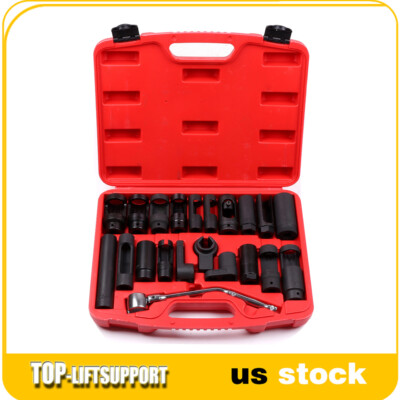 #ad #ad 21 Pcs Oxygen Sensor Special Socket Set for Removing Oil Pressure Vacum $80.43