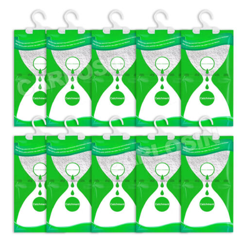 Dehumidifier Bag Moisture Absorber Hanging Wardrobe Drying Anti-mold Agent NEW - Picture 2 of 12