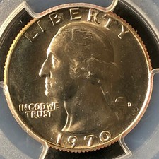1970-D 25C Washington quarto di dollaro PCGS MS67 25379602