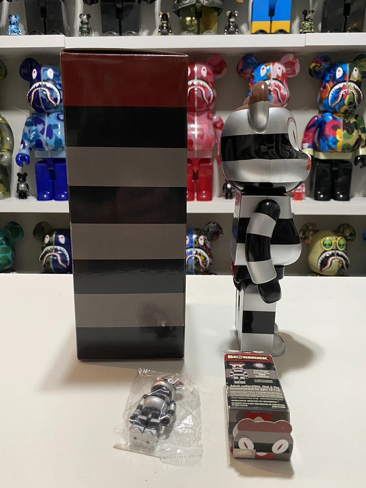 Tim Biskup's Alphabeast: Calli 400% 100% Bearbrick 2007 Be@rbrick Medicom Japan - Image 4 of 4