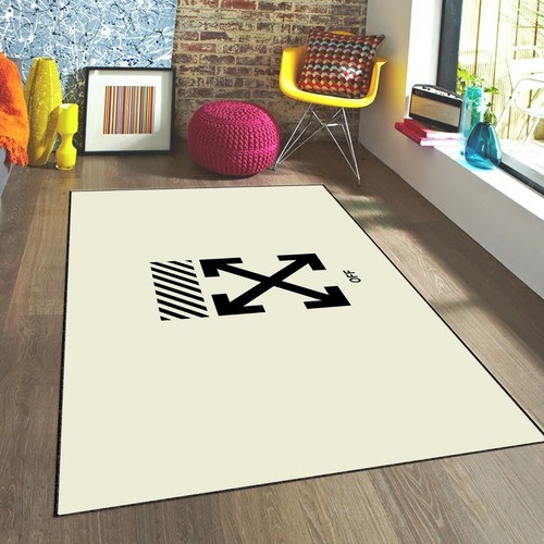 Off White, Offwhite, Street Fashion Decor Living Room Bedroom Shoes Mat Keep Off - Picture 2 of 11