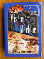 Evan Marshall Missing Marlene 1st US ed HC SIGNED Fine / Fine