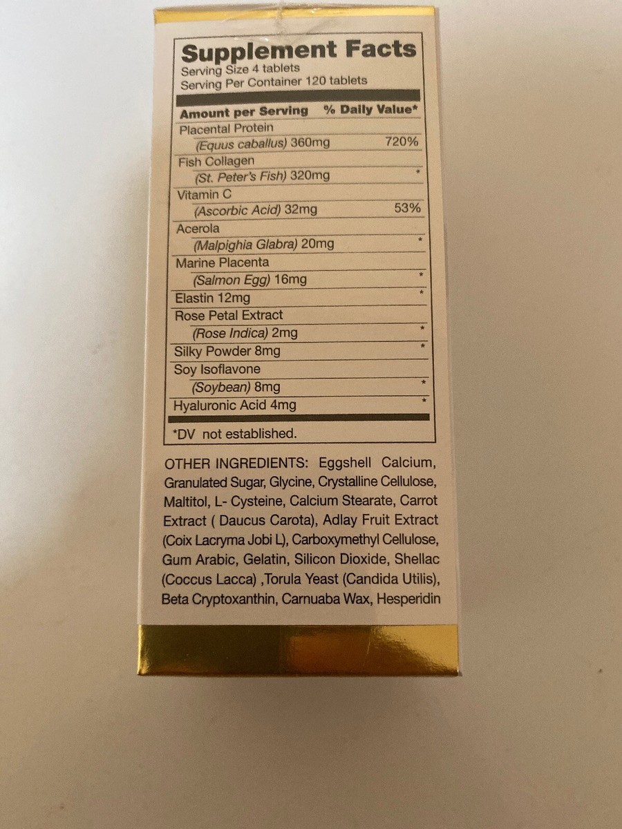 Mosbeau Placenta White Advanced Skin Whitening Tablets. Always New