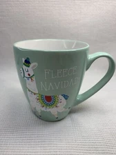 Sheffield Home Fleece Navidad Llama Mug Coffee Cup Holiday Christmas Ceramic