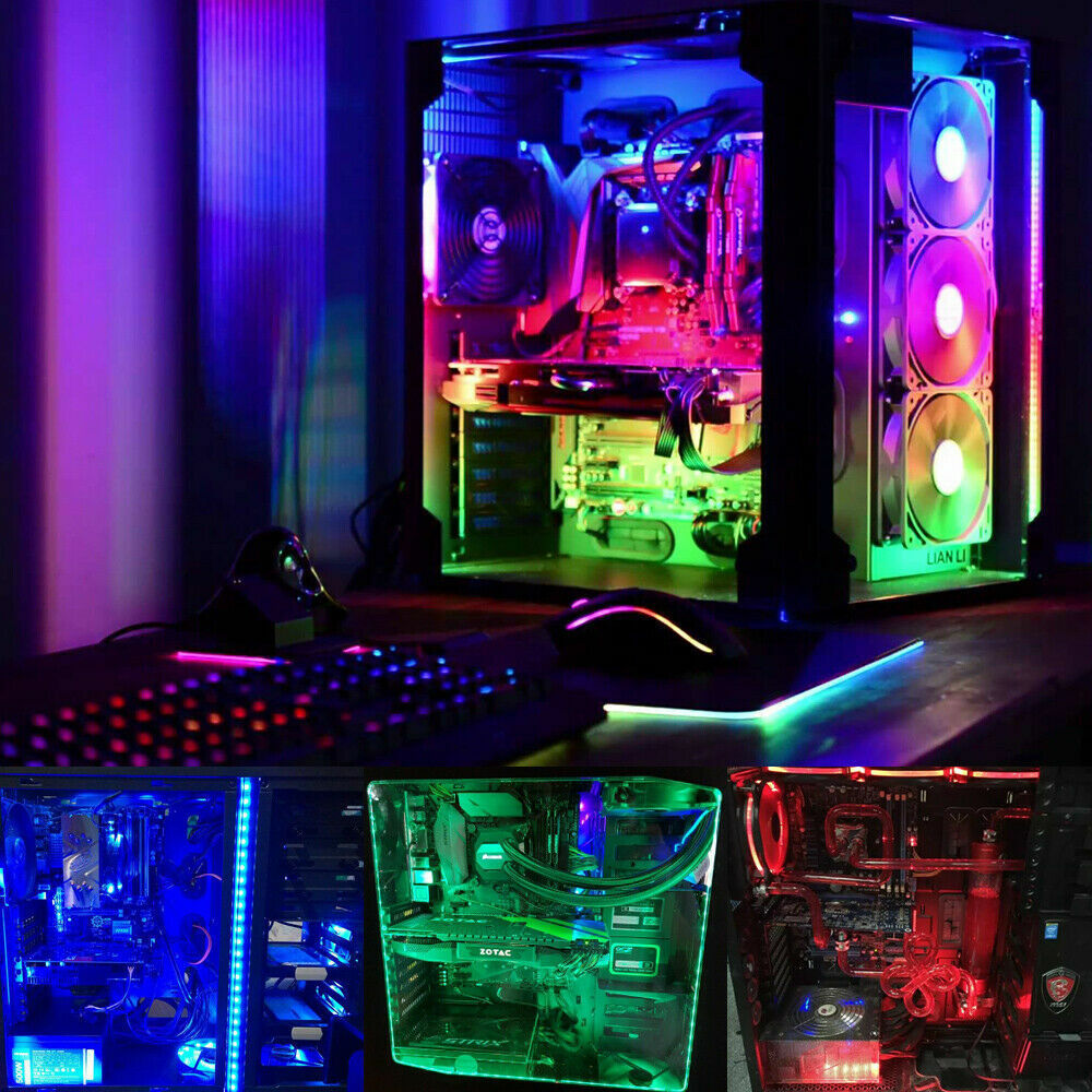 IDEA GAMER - COMO HACER PANELES LED RGB CASEROS (paneles de 300 dolares vs  gaming lifehack) 