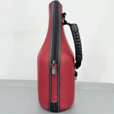 Caddy-O Genuine Leather Wine Bottle Carrying Tote Chiller and Accessory Set NWOT