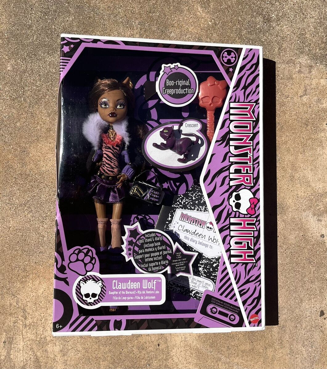 Boneca Clawdeen Wolf Monster High Reproduct Boo-riginal 2022