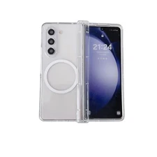 Slim Clear Magnetic Case with Hinge Protection for Samsung Galaxy Z Fold 7/6/5/4