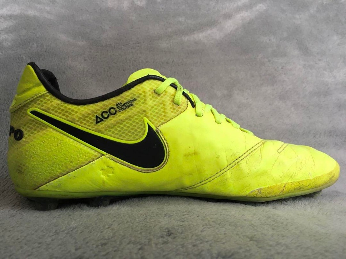 NIKE TIEMPO LEGEND 6 HG-E VOLT BLACK us8 uk7 Soccer Cleats NIKE TIEMPO LEGEND 6 HG-E VOLT BLACK us8 uk7 Soccer Cleats
