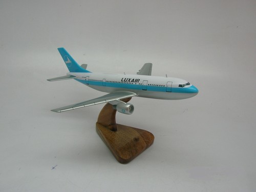 A-300 Luxair Airbus 300 A300 Airplane Desktop Wood Model Large Free Shipping - Picture 2 of 5