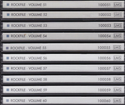 CDs Backline-American Recordings-Rockfile Volume 51 bis 60-Second Edition