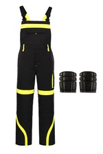 Mens Classic-VIS Work Overalls – Heavy-Duty Canvas, 9 Pockets – With/Without Kne