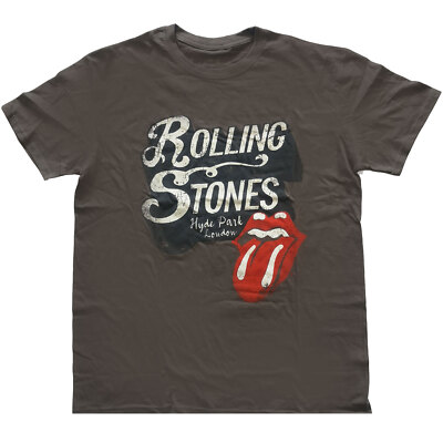 Rolling Stones Hyde Park London Official Merchandise T-Shirt Neu