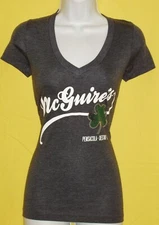 McGUIRE'S PENSACOLA/DESTIN, FL. WOMEN'S SEQUIN FRONT LOGO TOP STRETCHY S NWOT