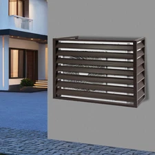 Coffee Color Outdoor Privacy Screen Air Conditioner Fence Privacy Fence Cover