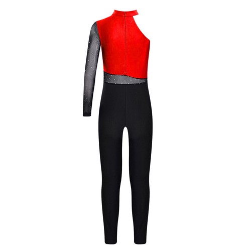 Kinder Mädchen Trikot Tanz Gymnastik Trainingsanzug Bodysuit Sport Kostüm Yoga- - Bild 79 von 118