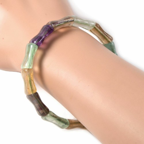 16mm bamboo bracelets gemstone beads DIY jewelry making bamboo bone shape bead - Picture 55 of 77