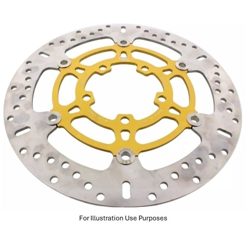 EBC Steel Float Full Circle Brake Disc (15) FLHS for Triumph Tiger 800 XC 11-14
