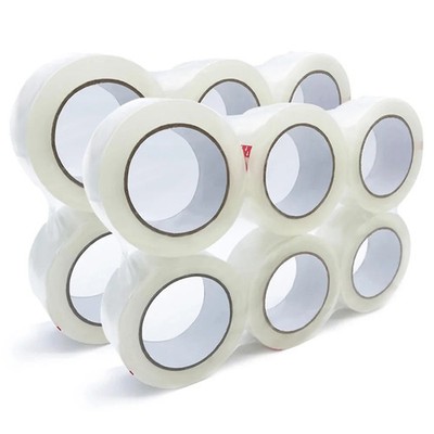 12 Rolls Shipping Packaging Box Packing Sealing Tape 2 mil 2'' x 110 Yard 330FT