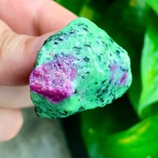 41G Natural green Ruby zoisite (anylite) crystal sample Healing