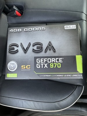 EVGA GeForce GTX 970 SC ACX 2.0 4GB GDDR5 Graphics Card HDMI DVI PCIe T8-E2